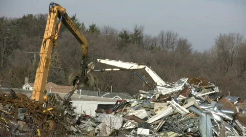 Junkyard 01A (High Definition) Stock Footage 359704