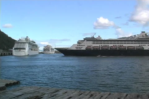 Juno Harbor with Planes Stock Footage 305917