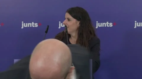 Junts warns the PSC that "time is running out" if it does not end its "double di Stock Footage 317112023