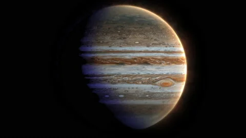 Jupiter 360 Rotate Stock Footage 163526694