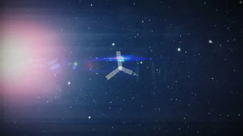 Jupiter and satellite juno Stock Footage 44958649