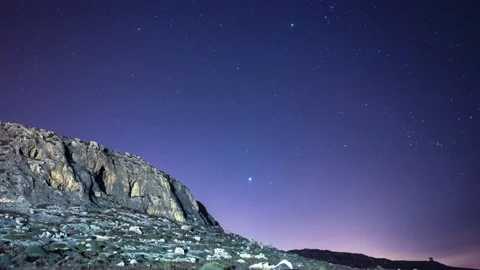 Jupiter and Saturn at Ghar Lapsi in Malta 動画素材 169652181