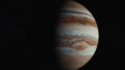 JUPITER CLOSE UP TEXTURE DOLLY OUT Stock Footage 309873530