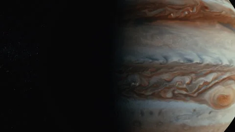 JUPITER CLOSE UP TEXTURE SLIDE UP Stock Footage 309873544