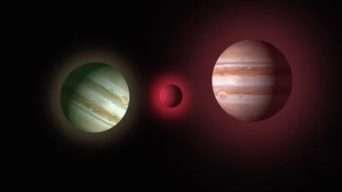 Jupiter Exoplanets Stock Footage 259960653