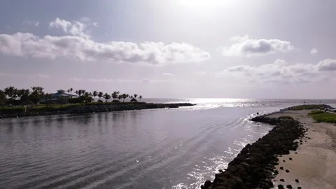 Jupiter Florida Drone Aerial, Lighthouse, Inlet &amp; DuBois Park Видео 339367014