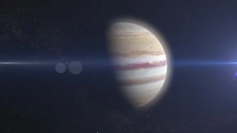 Jupiter - The Giant of the Solar System Stock Footage 301181464