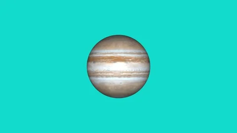 Jupiter icon animated video Stock Footage 294402223