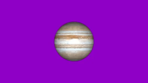 Jupiter icon animated video Stock Footage 294402224
