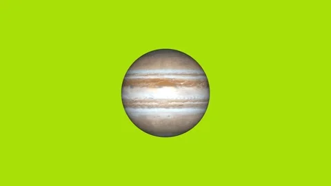 Jupiter icon animated video Stock Footage 294403184