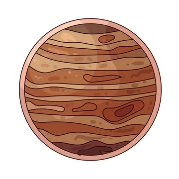 Jupiter illustration Stock Illustration