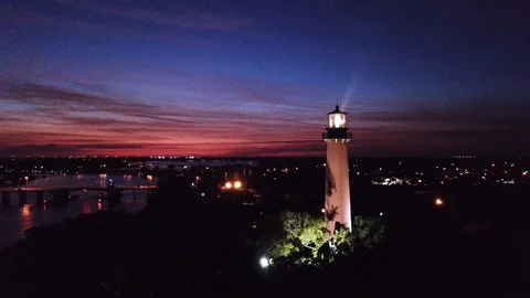 Jupiter Inlet Lighthouse Stockbeeldmateriaal 86455606