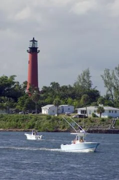 Jupiter lighthouse palm beach county florida Stock Photos
