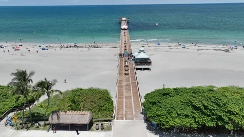 Jupiter Pier Jupiter, Florida Stock Footage 245443318