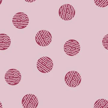 Jupiter planet glyph vector seamless pattern 스톡 일러스트