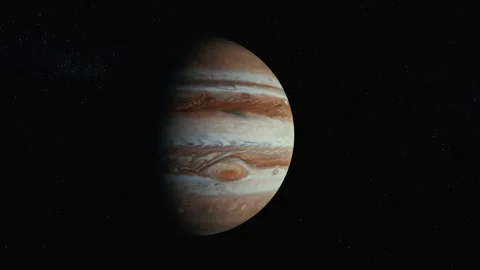 JUPITER PLANET ROTATION Stock Footage 309873722