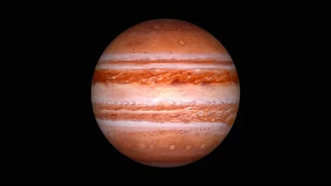 Jupiter planet spinning Video stock 138981312