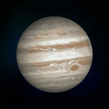 Jupiter realistic Planet イラスト素材