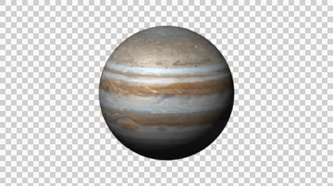 Jupiter Rotating Loop Stock Footage 51195680
