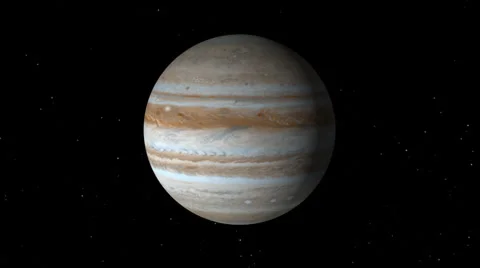 Jupiter Rotating Seamless Loop 4K UHD | Stock Video | Pond5