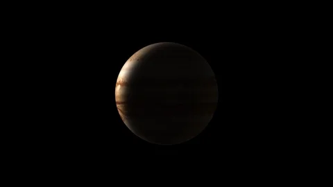 Jupiter rotating seamless loop 4K 01 動画素材 121347133