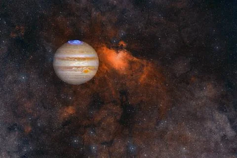 Jupiter. Solar system. Elements of this image furnished by NASA Stockfoto's