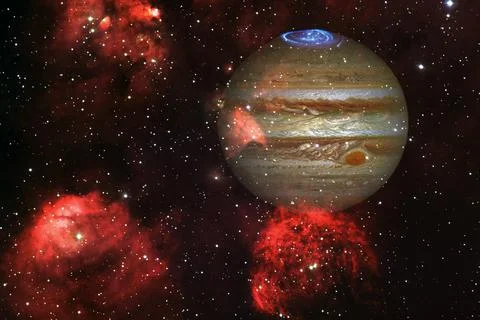 Jupiter. Solar system. Elements of this image furnished by NASA Stock Photos