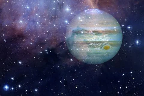 Jupiter. Solar system. Elements of this image furnished by NASA Stock Photos