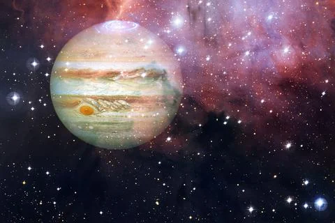 Jupiter. Solar system. Elements of this image furnished by NASA Stock Photos