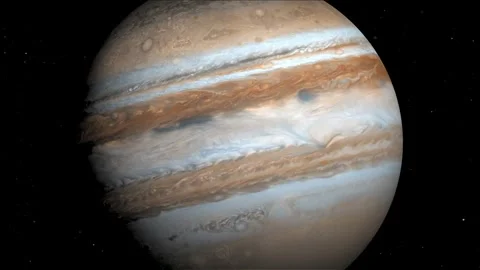 Jupiter in Space Stock Footage 341870307