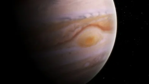 Jupiter Swirling Clouds Time Lapse 스톡 동영상 76168363