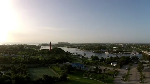 JupiterLighthouseFL Stock Footage 41171442