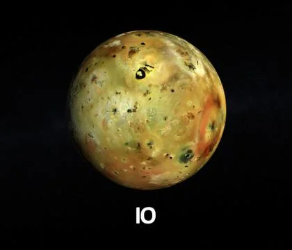 Jupitermoon io Stock-Illustration