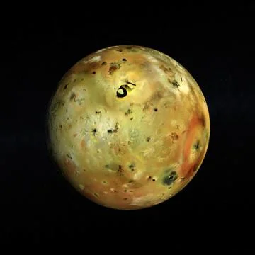 Jupitermoon io Stock Illustration
