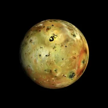 Jupitermoon io Stock Illustration