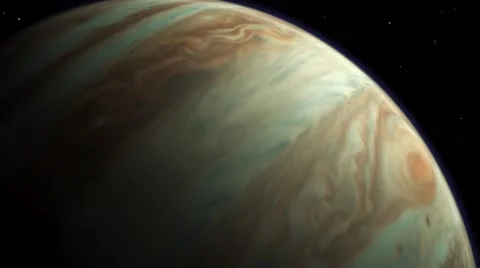 Jupiter's Clouds in HD Stock Footage 49710685
