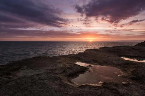 The jurassic coast Stock Photos