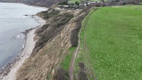 Jurassic Coastline Stock Footage 266546895