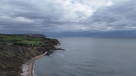 Jurassic Coastline Stock Footage 266552310