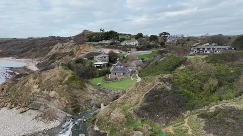 Jurassic Coastline Stock Footage 266553779