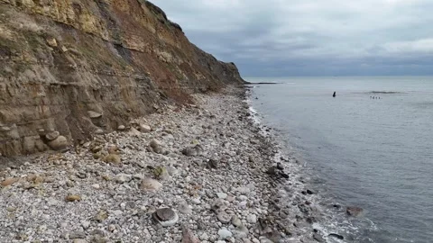 Jurassic Coastline Stock Footage 266554627