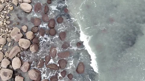 Jurassic Coastline Stock Footage 266554866