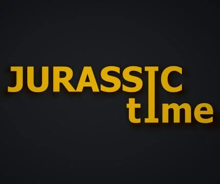 Jurassic time Stock Illustration