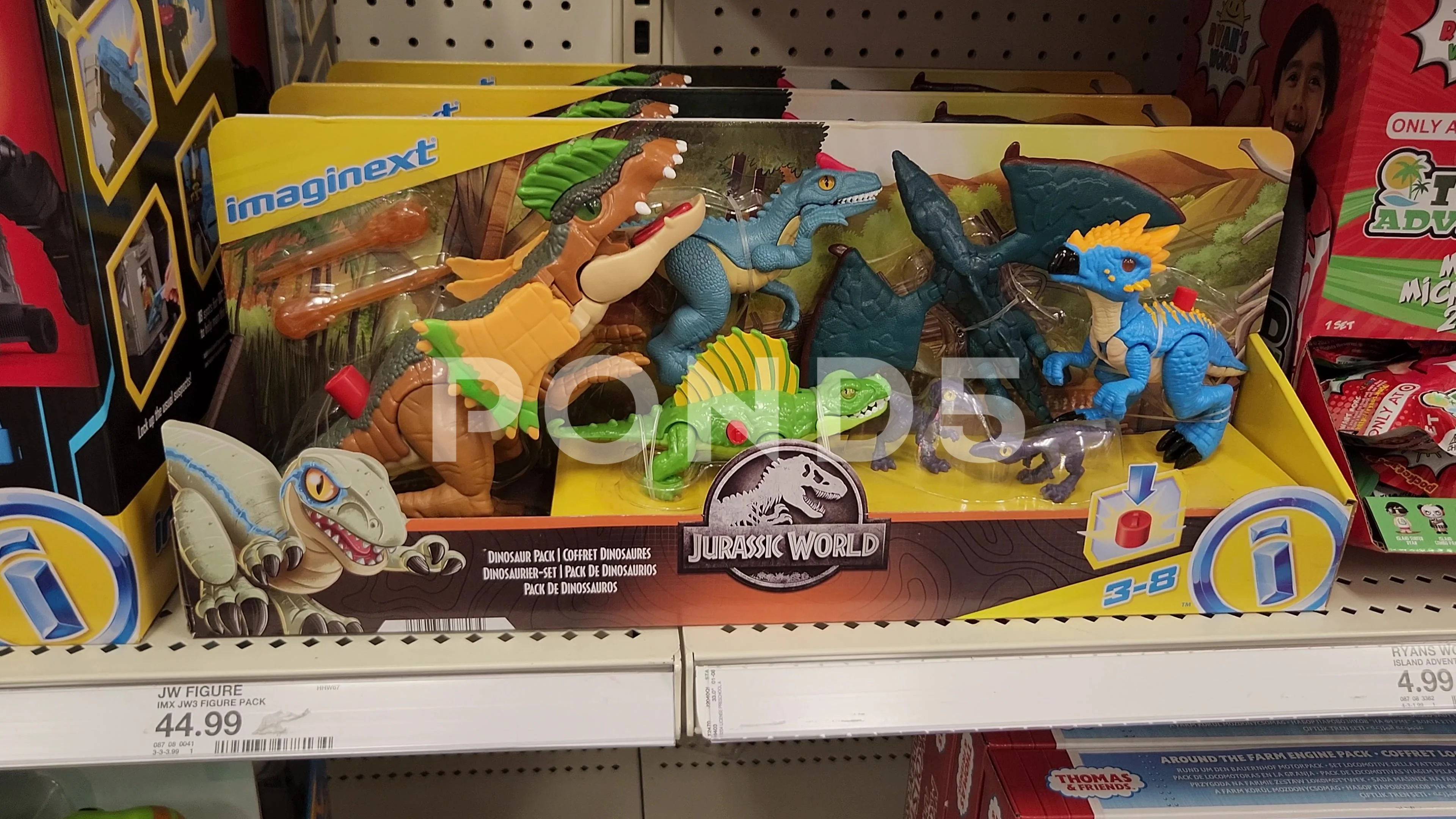 Jurassic World Imaginext Toys Stock Video Pond5