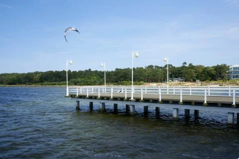 Jurata pier Stock Photos