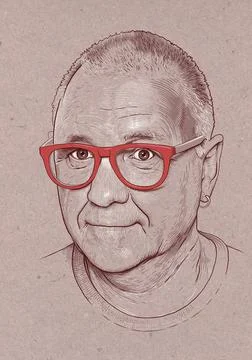 Jurek Owsiak Stock Illustration