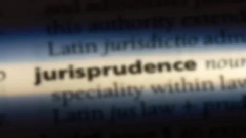 Jurisprudence word in a dictionary. Video stock 99561865