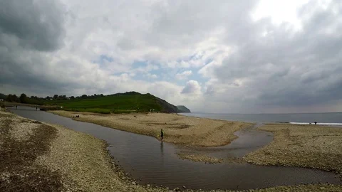 The Jurrasic Coast, May 2017 Stock Footage 77865467