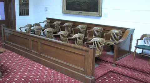 Jury Box5 Stock Footage 8907970