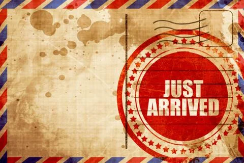 Just arrived Stock Illustration